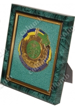 Framed Ukrainian Customs Servise emblem
