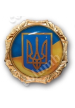'Small coat of arms of Ukraine' standard formed medal 'meteor '