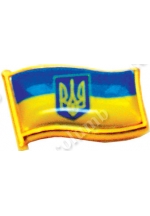 Small coat of arms of Ukraine' coined badge