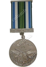 Medal with jaws "For Impeccable Service - 10" Azerbaijan