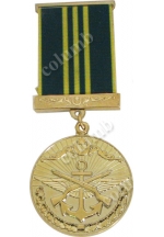 Medal with jaws "For Impeccable Service - 15" Azerbaijan