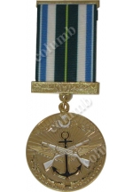 Medal with jaws "For Impeccable Service - 20" Azerbaijan