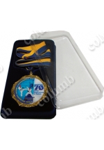 Medal on the tape "Cup of the President of Ukraine in hand-to-hand combat" in the case