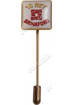 '10 years Anniversary of BRINKFORD' badge