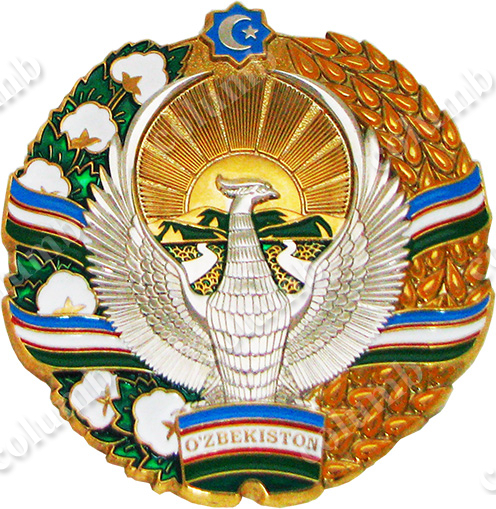 Souvenir products with the symbols of Uzbekistan