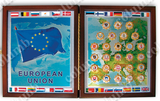 Set of European Union symbols (badges)