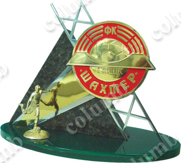 'FC Shakhtar' souvenir with ex-logotype