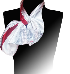 French tie. Material - two-layer satin