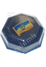 'Small coat of arms of Ukraine' coined badge