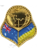 'Ukraine & the Australia' badge