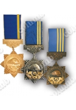 'Railway distinctions' medals of Ukrainian Railway Service