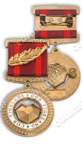 Medal with jaws "Cor Vigelans"
