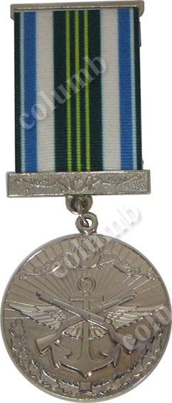 Medal with jaws "For Impeccable Service - 10" Azerbaijan