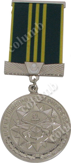 Medal with jaws "For the difference in military service -3 degrees" Azerbaijan