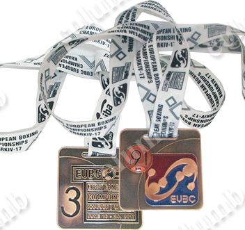 Medal on the tape "EUBC Kharkov-17" bronze